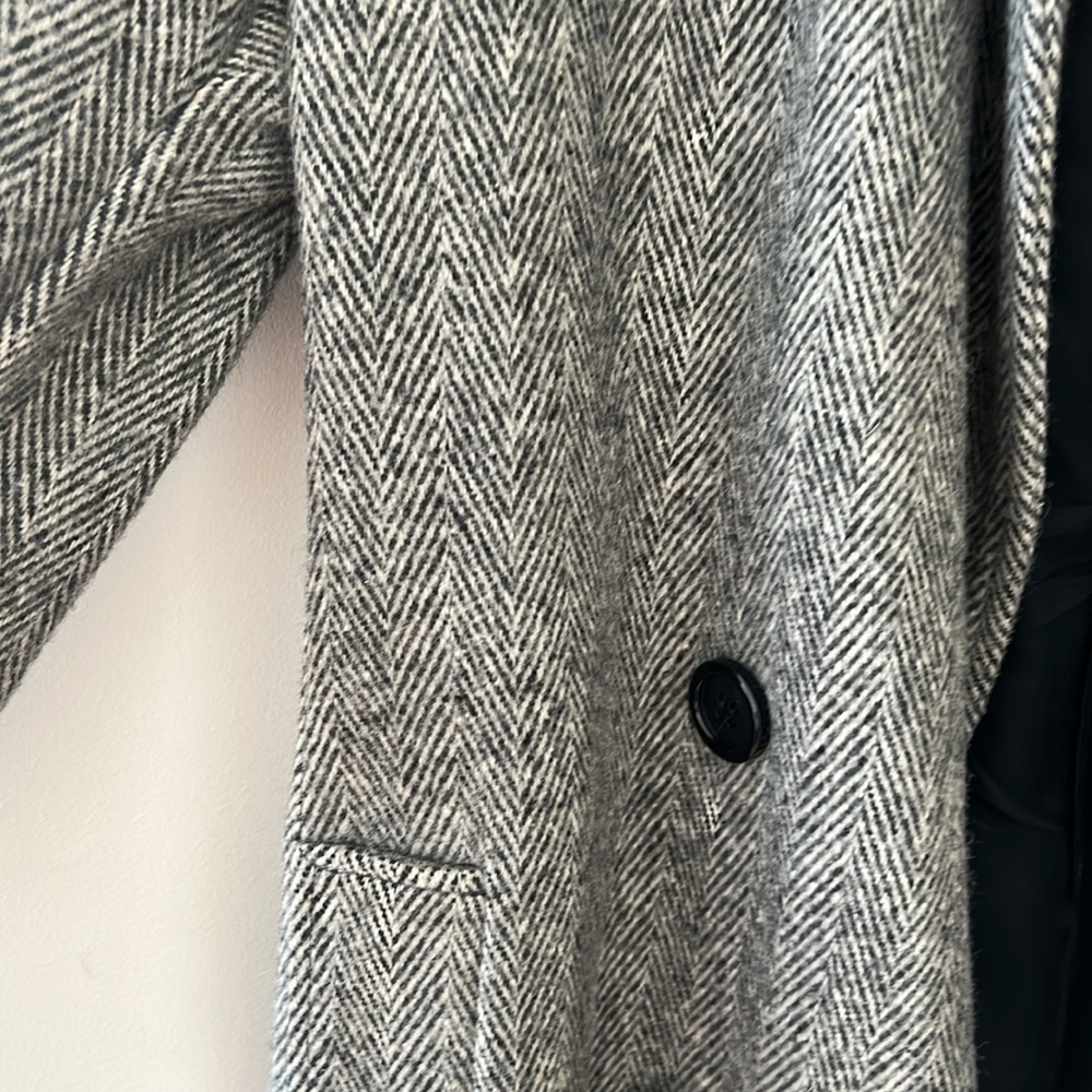 Vintage Herringbone Coat - Picture 3 of 6